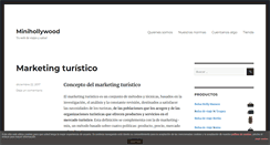 Desktop Screenshot of minihollywood.es