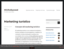 Tablet Screenshot of minihollywood.es